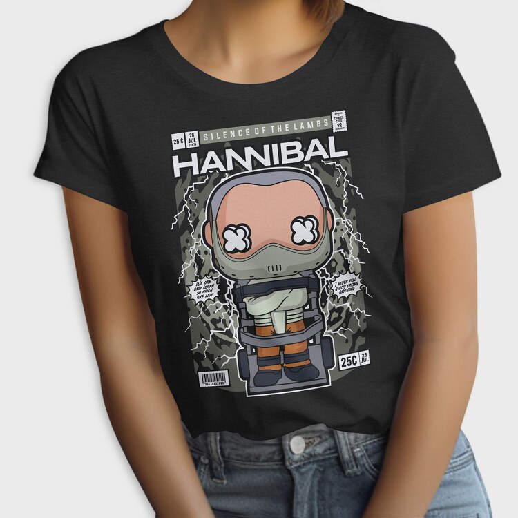 Hannibal Lector Silence Of The Lambs, Tricou Femei