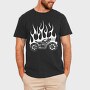 Motorcycle Custom Speed, Tricou Barbati (Unisex)