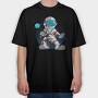 Space Explorer 5, Tricou Oversize Barbati (Unisex)