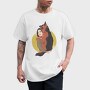 Woman With Dog, Tricou Barbati (Unisex)