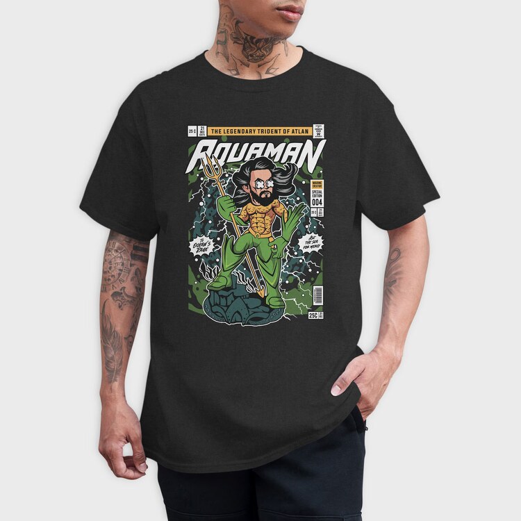 Aquaman, Tricou Barbati (Unisex)