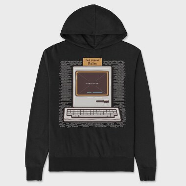 Old Pc, Hanorac Oversize Barbati (Unisex)