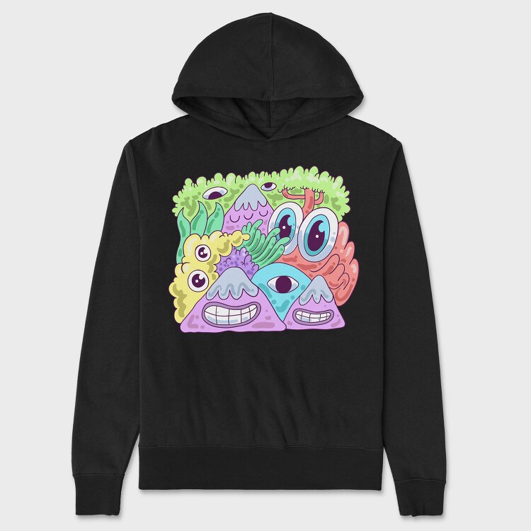 Colorful Creature 37, Hanorac Oversize Barbati (Unisex)