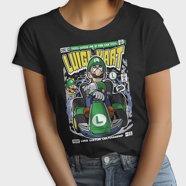 Luigi Karting, Tricou Femei