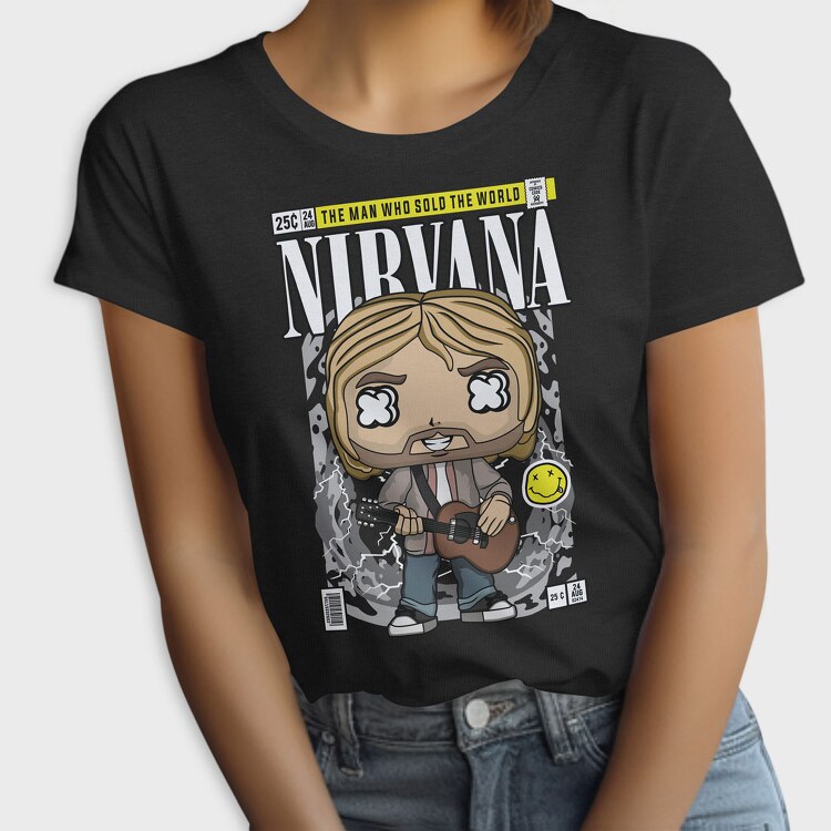 Nirvana Kurt Cobain, Tricou Femei