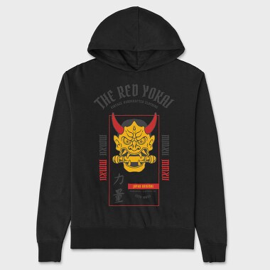 Demon Scroll, Hanorac Oversize Barbati (Unisex)