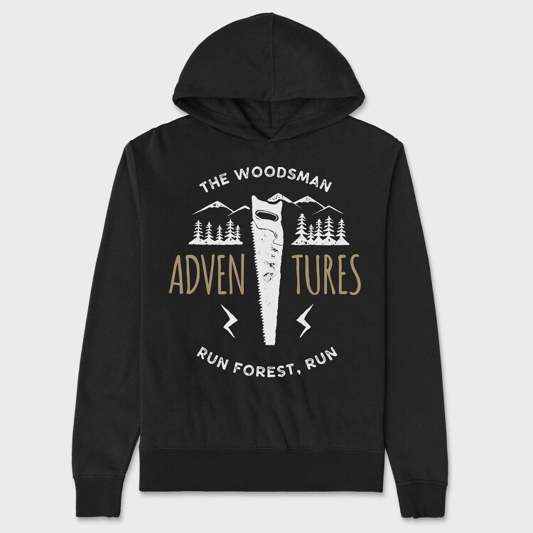 The Woodsman Adventures, Hanorac Oversize Barbati (Unisex)