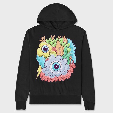 Colorful Creature 41, Hanorac Oversize Barbati (Unisex)