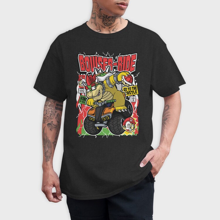 Bowser Ride, Tricou Barbati (Unisex)