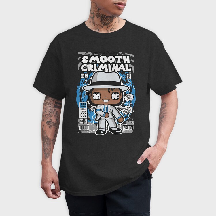 Michael Jackson Smooth Criminal, Tricou Barbati (Unisex)