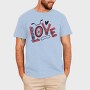 Love Cycling, Tricou Barbati (Unisex)