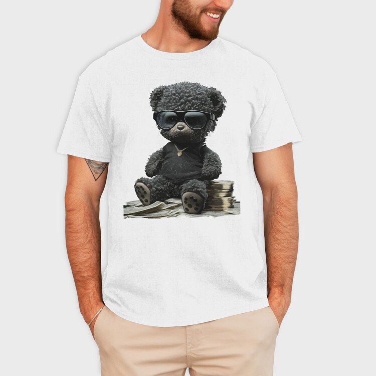 Fluffy Teddy, Tricou Barbati (Unisex)