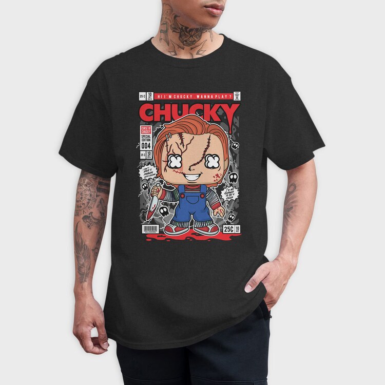 Chucky, Tricou Barbati (Unisex)
