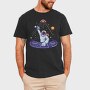 Space Dj Alien, Tricou Barbati (Unisex)