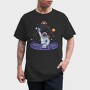 Space Dj Alien, Tricou Barbati (Unisex)