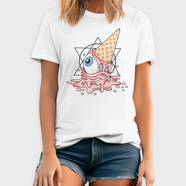 Icecream Skull, Tricou Barbati (Unisex)