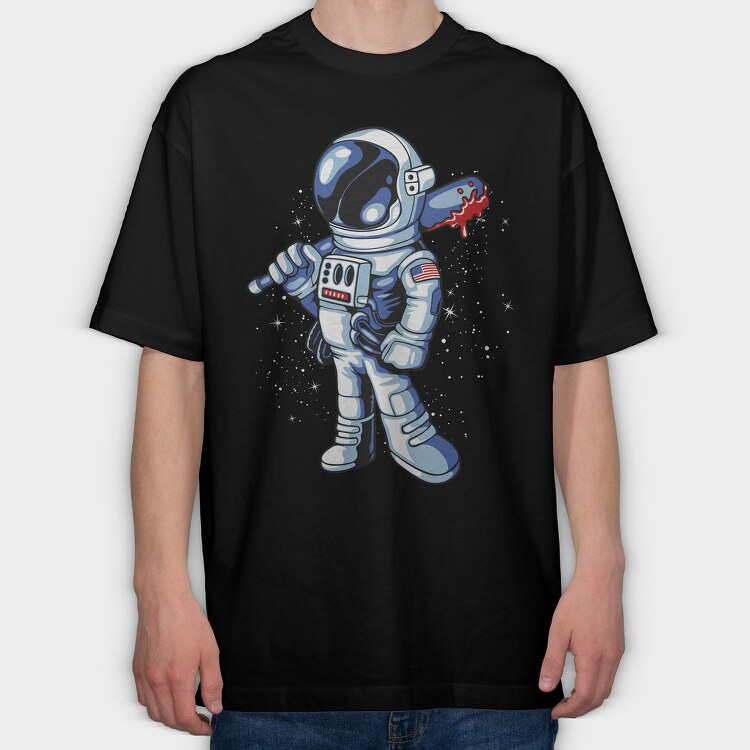 Astronaut Blood, Tricou Oversize Barbati (Unisex)