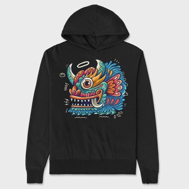 Colorful Creature, Hanorac Oversize Barbati (Unisex)