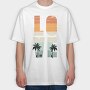 Love Palm Surfers, Tricou Oversize Barbati (Unisex)
