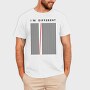 Im Different Red Line, Tricou Barbati (Unisex)