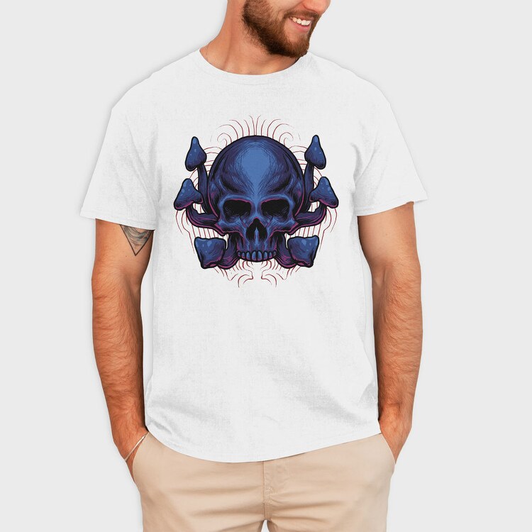 Skull Crossbones, Tricou Barbati (Unisex)
