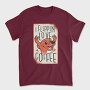 Dog Coffee, Tricou Barbati (Unisex)