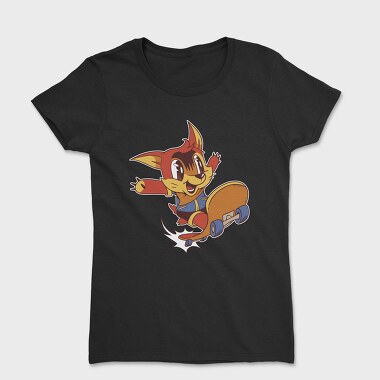 Cartoon Skate, Tricou Femei