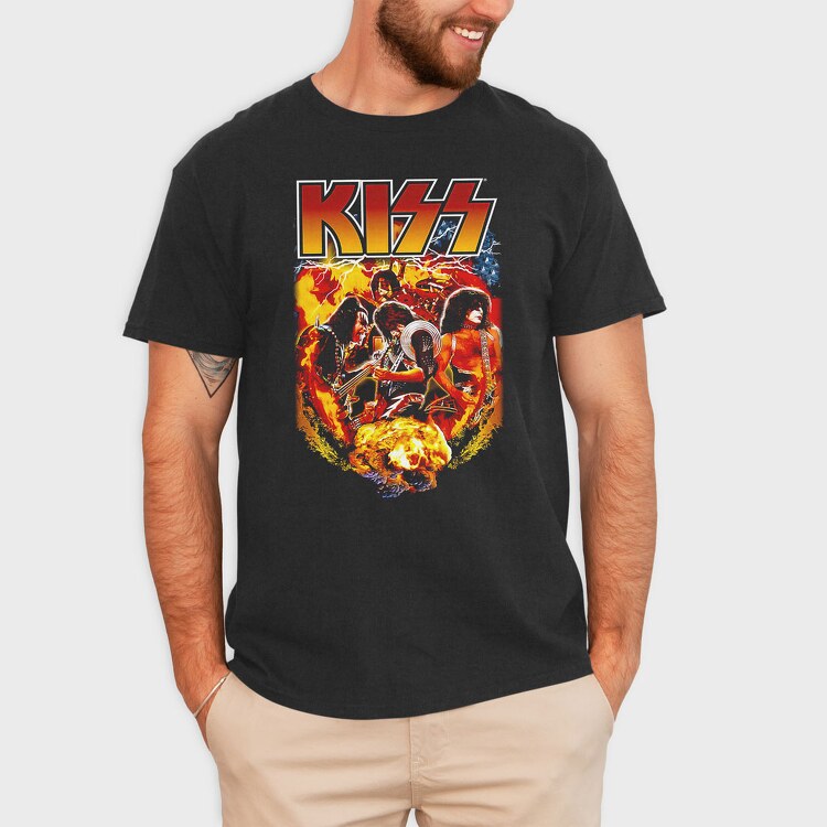 Kiss 4, Tricou Barbati (Unisex)