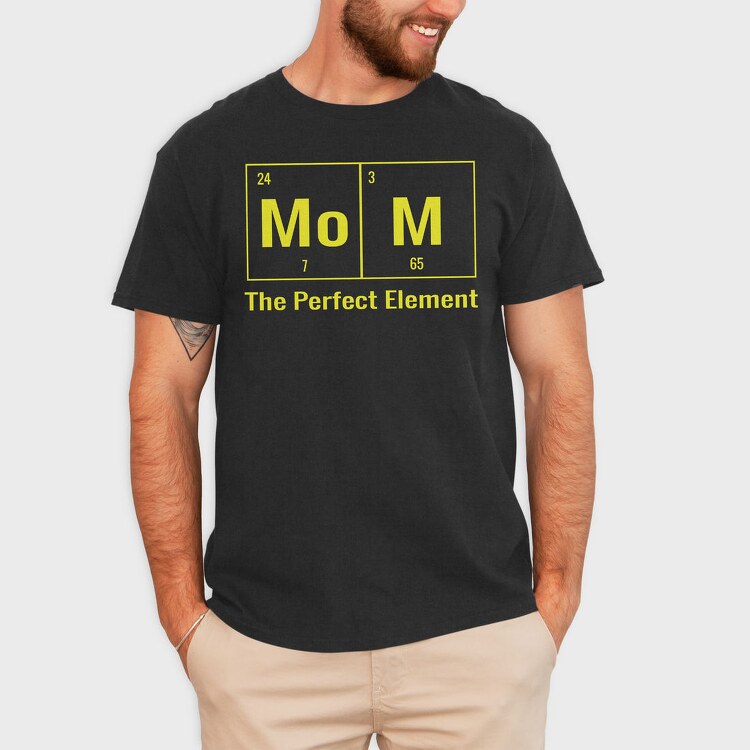 Mo Mom Element, Tricou Barbati (Unisex)
