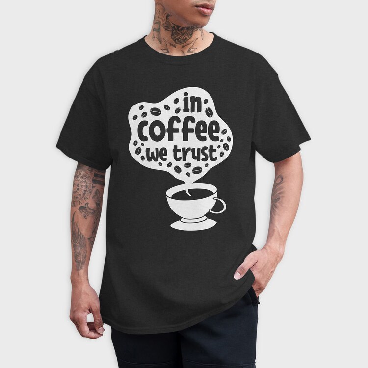 Coffee Trust Beans, Tricou Barbati (Unisex)