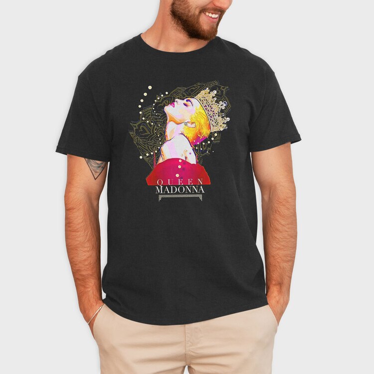 Queen Madonna, Tricou Barbati (Unisex)