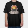 Astronaut Paradise, Tricou Oversize Barbati (Unisex)