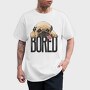 Pug Bored Tongue Out, Tricou Barbati (Unisex)