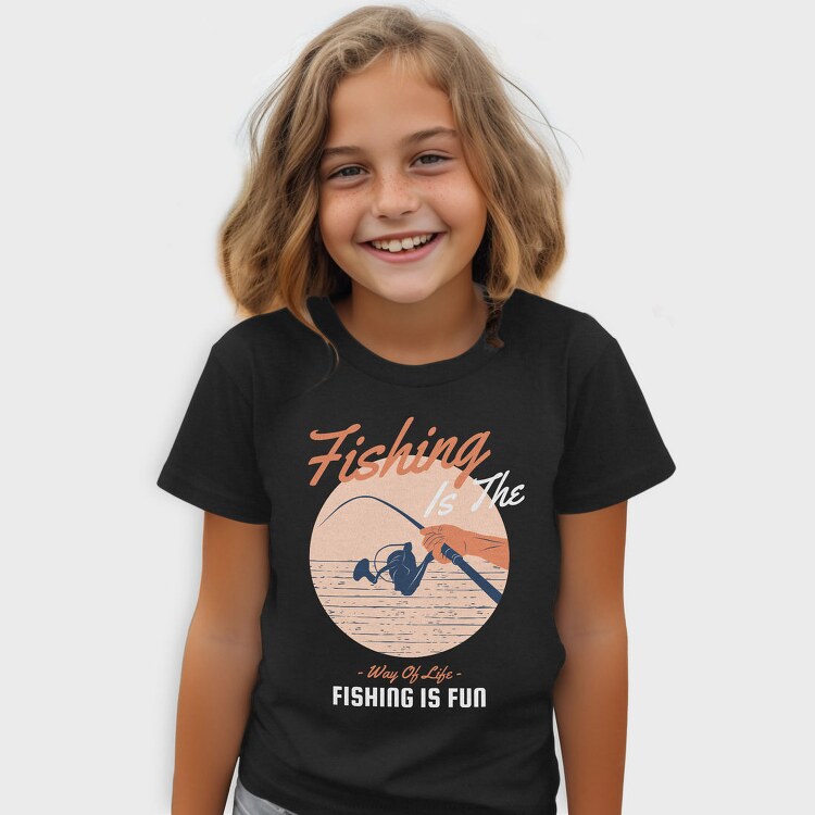 Fishing Way Of Life, Tricou Copii