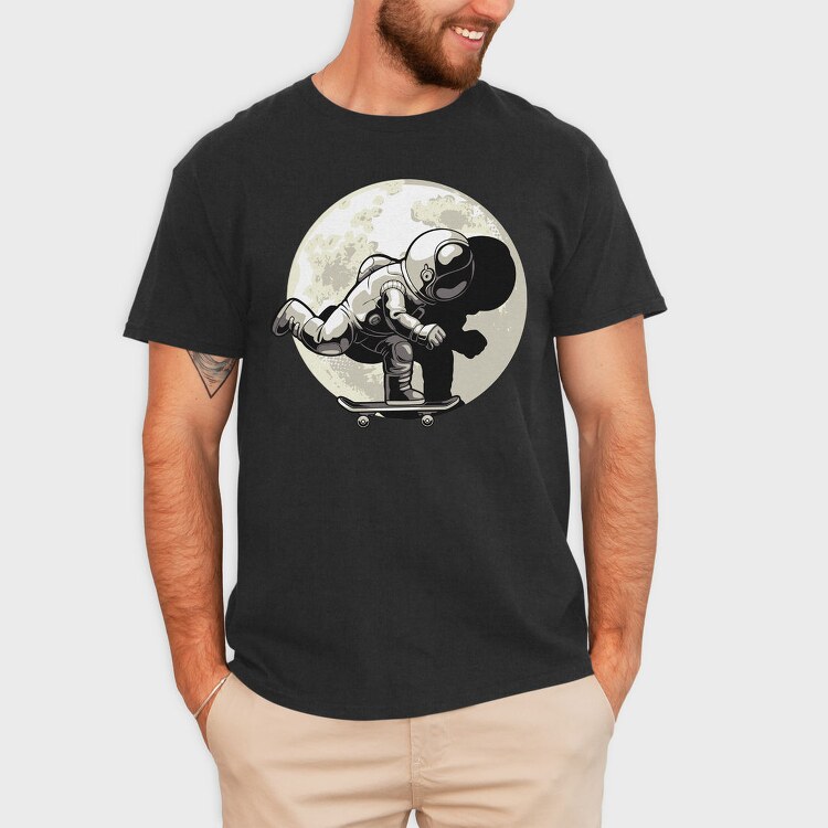 Moonboarder, Tricou Barbati (Unisex)