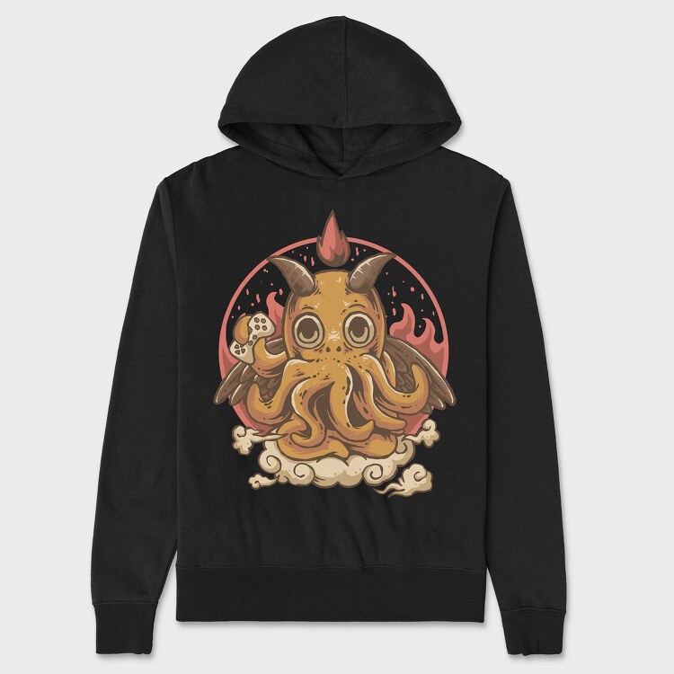 Cute Monster Controller, Hanorac Oversize Barbati (Unisex)