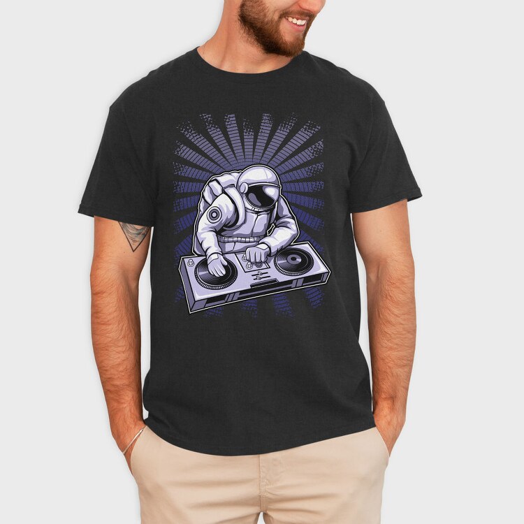 Space Dj Mix, Tricou Barbati (Unisex)