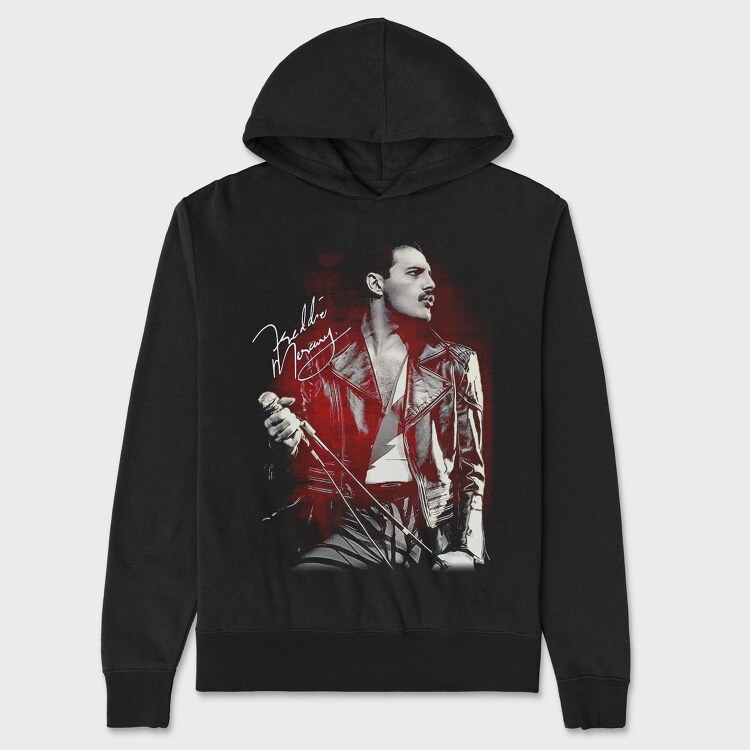 Freddie Mercury 2, Hanorac Oversize Barbati (Unisex)