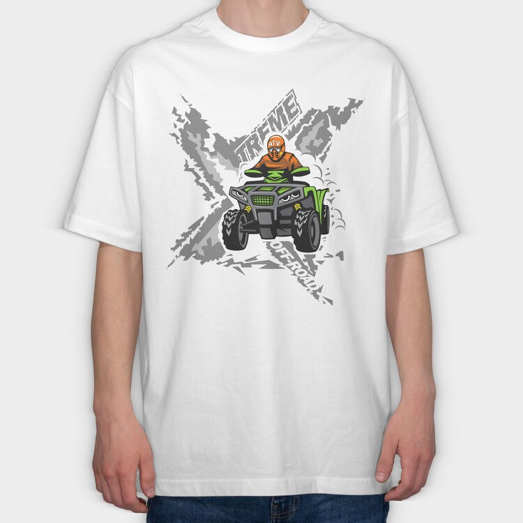 Atv Extreme Offroad, Tricou Oversize Barbati (Unisex)