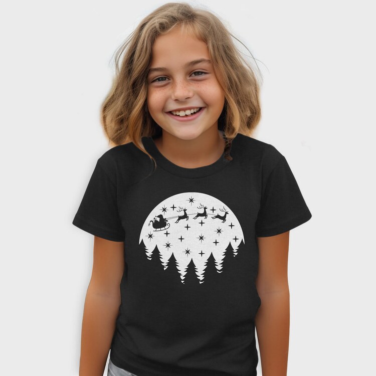 Neon Wolf Howl 12, Tricou Copii