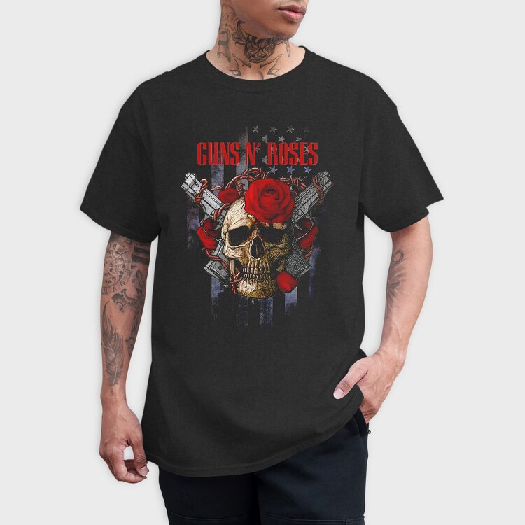 Guns N Roses 3, Tricou Barbati (Unisex)