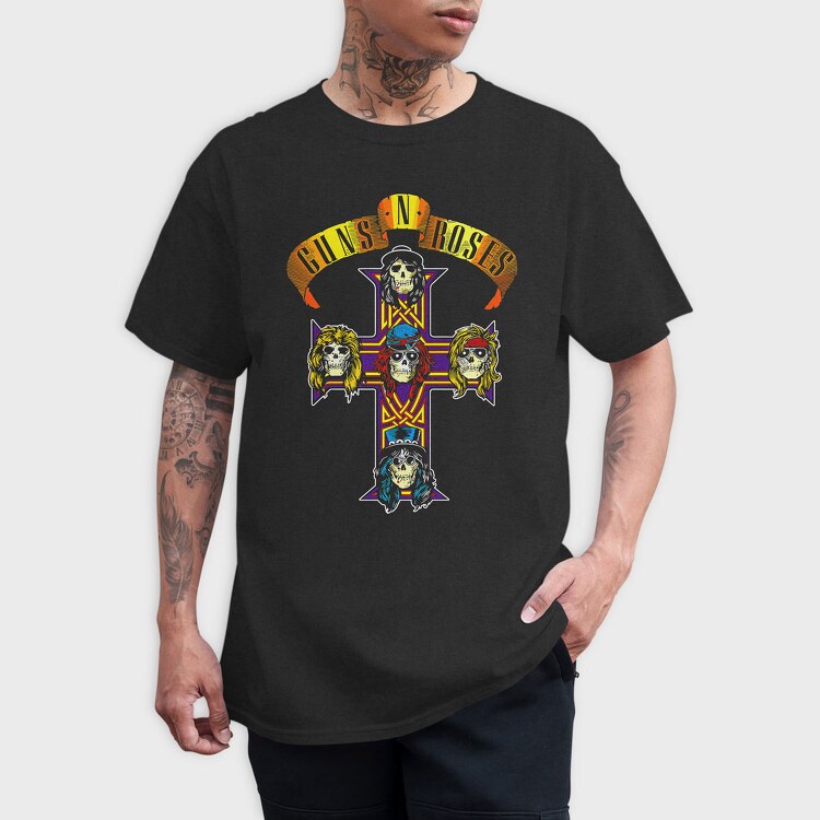 Guns N Roses 5, Tricou Barbati (Unisex)