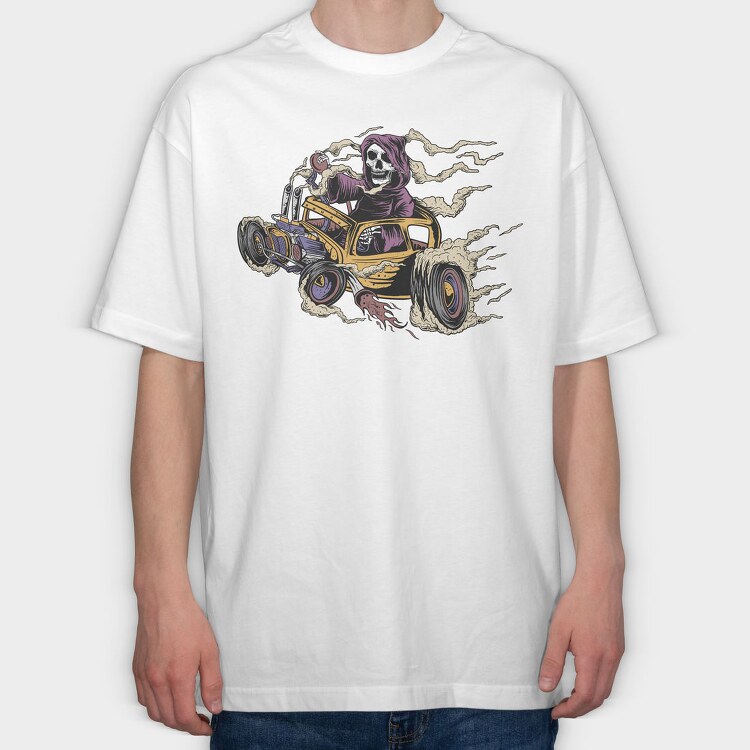 Deathmobile, Tricou Oversize Barbati (Unisex)