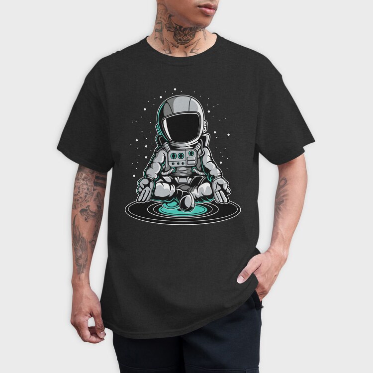 Space Meditate, Tricou Barbati (Unisex)