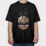 Forest Deer Arrows, Tricou Oversize Barbati (Unisex)