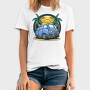 Beach Bus Vibes, Tricou Barbati (Unisex)