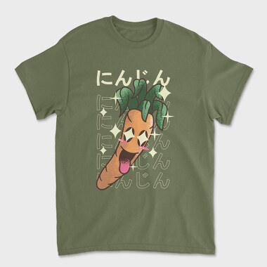 carrot crazy kawaii, Tricou Barbati (Unisex)