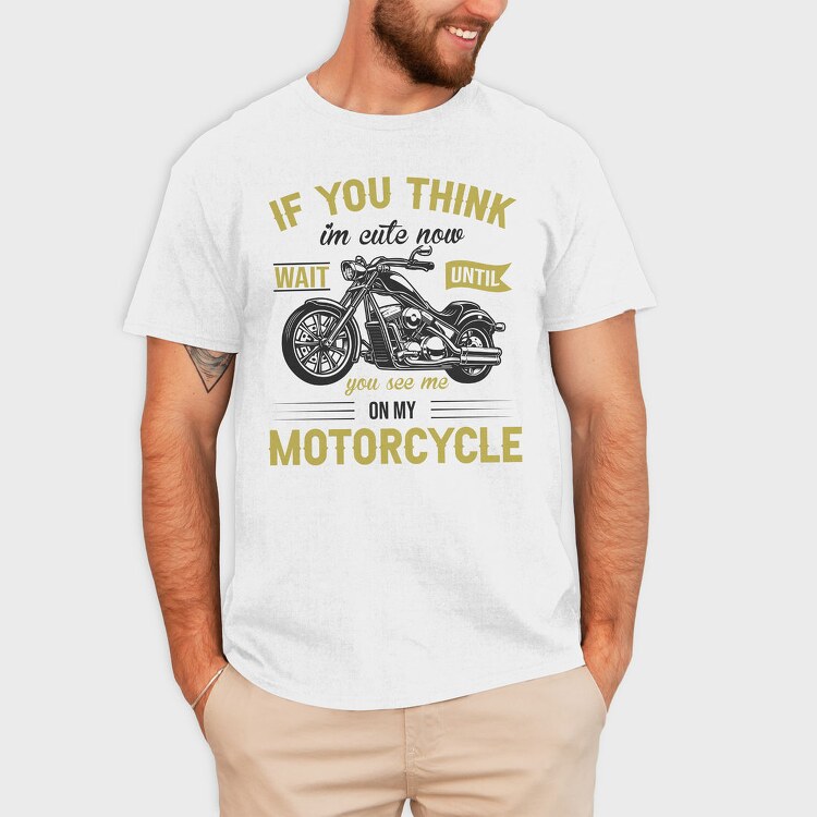 Motorcycle Ride Now, Tricou Barbati (Unisex)