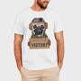 Pug Pilot Victory, Tricou Barbati (Unisex)