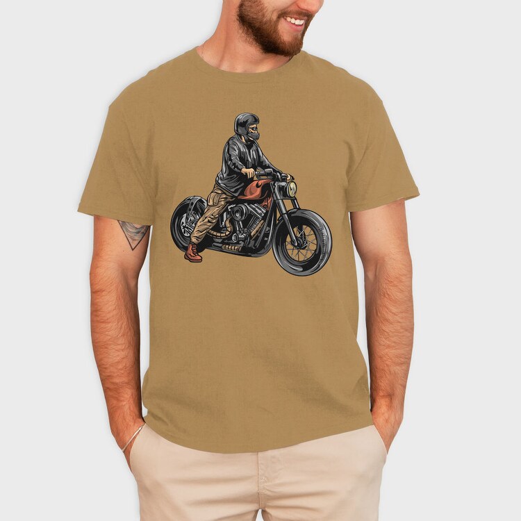 Motorcycle Rider, Tricou Barbati (Unisex)